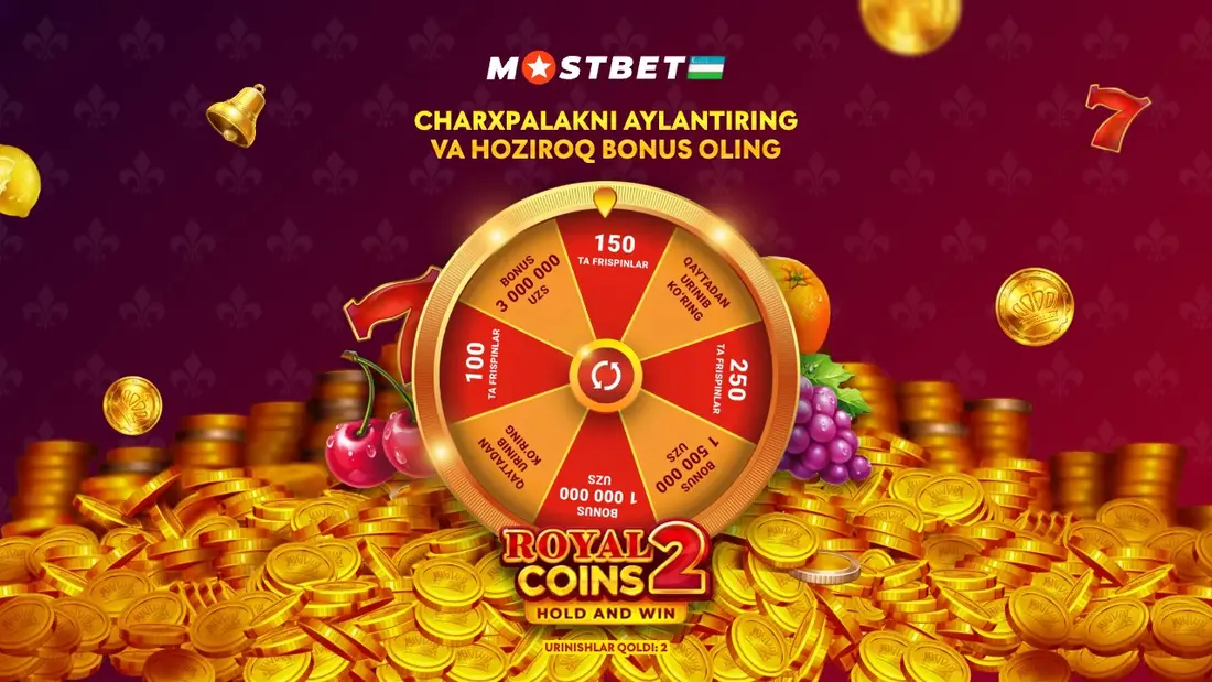 Mostbet Royal Coins 2: charxpalakni aylantiring